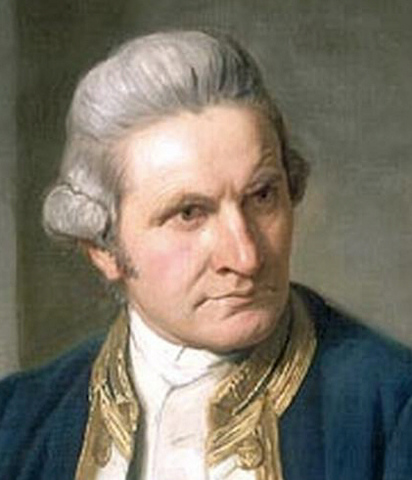 Captain James Cook arrives in New Zealand