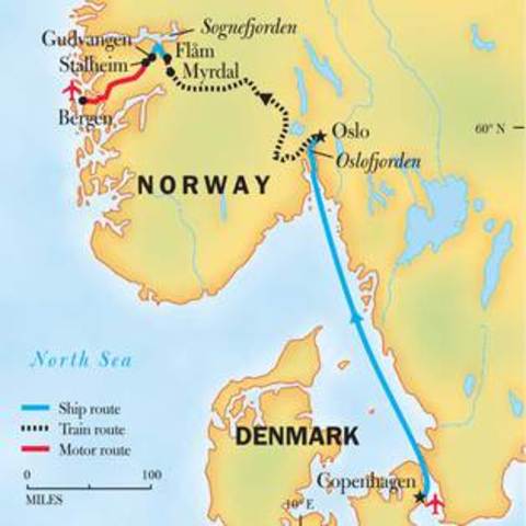 Germany takes over Norway and Denmark