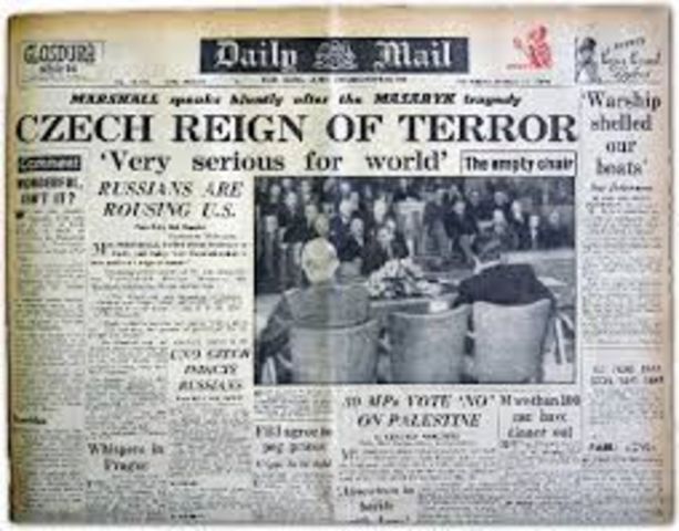 Communist Coup in Czechoslovakia