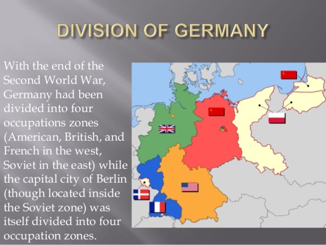 Postwar occupation and division of Germany