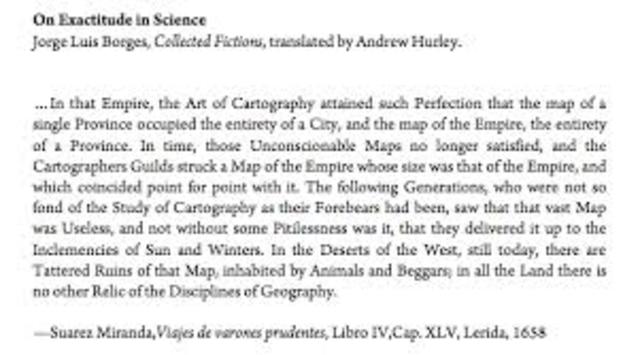 " Exactitude in Science"