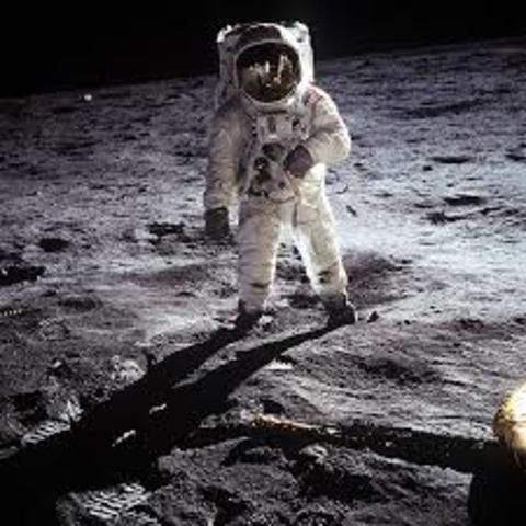 Man lands on the Moon