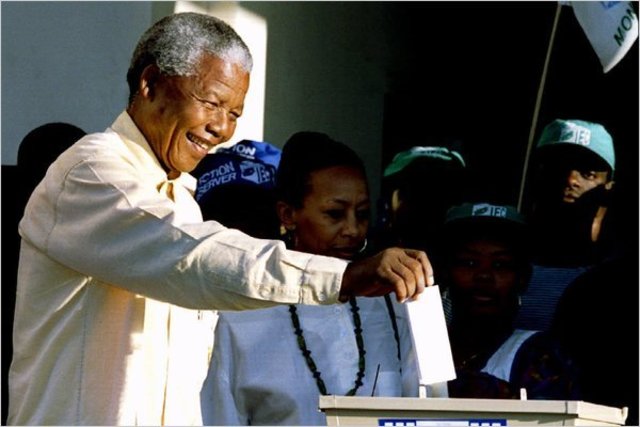 Mandela Becomes President