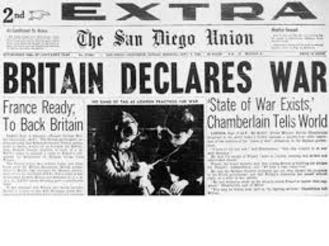 1st War Declare on Germany