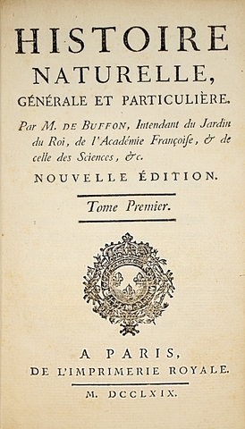 Histoire naturelle de Buffon