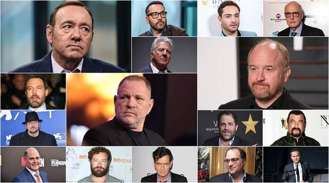 Over 150 celebrities accused of sexual harassment to date.