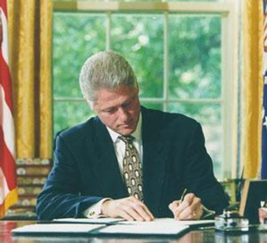 Congress passes , Clinton vetoes