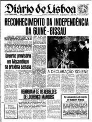 Minoria Silenciosa e a Independência oficial da Guiné.