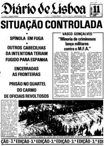 O Golpe fracassado.