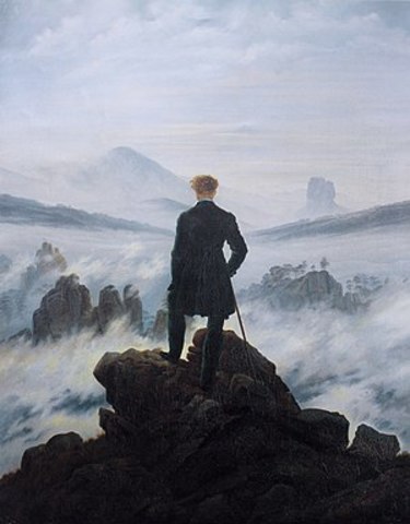 El caminante sobre el mar de nubes