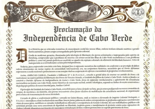 Independência oficial de Cabo Verde