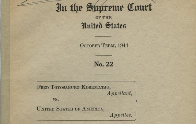 Korematsu v. United States