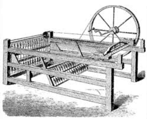 Invención de la hiladora mecánica