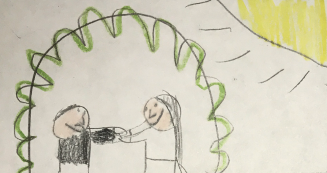 5 years pass and Angela Wexler and Dr.Denton Deere marry