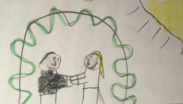 Theo Theodorakis and Turtle marry