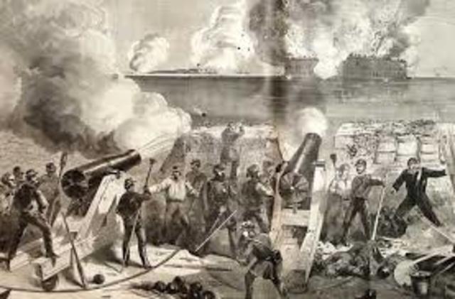 Battle at Fort Sumter