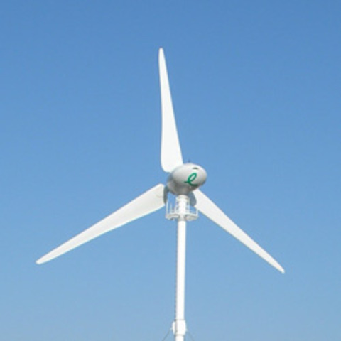 Utility grid connected wind turbine