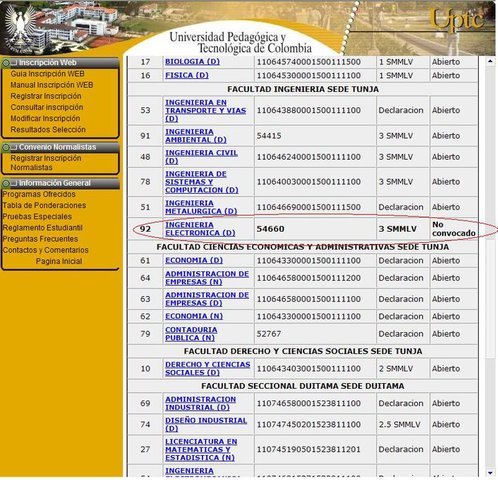 Programas de la FESAD
