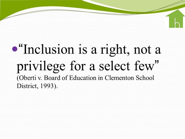 Oberti v. Board of Education of the Borough of Clementon School District