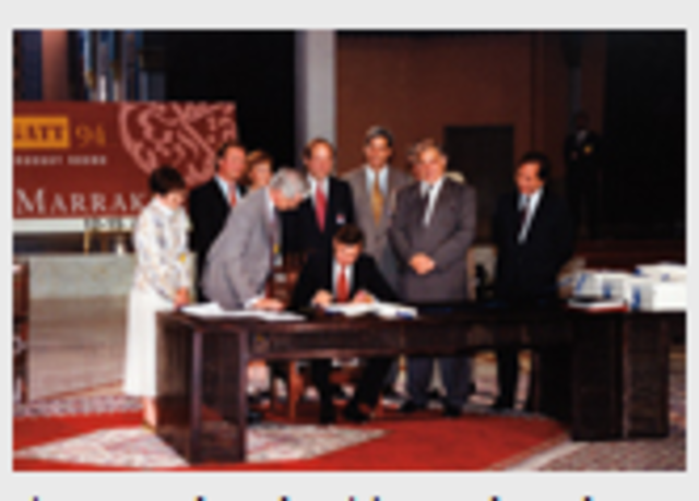 Firma del acuerdo  Marrakech