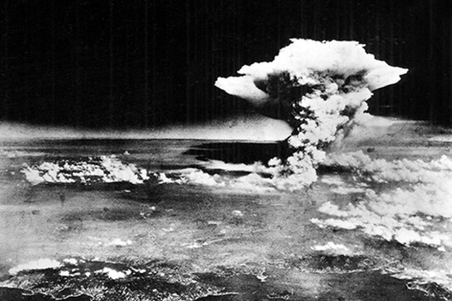 The United States drops an atomic bomb on Nagasaki