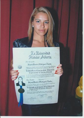 I graduated with a Bachelor of Science in Education. social studies option