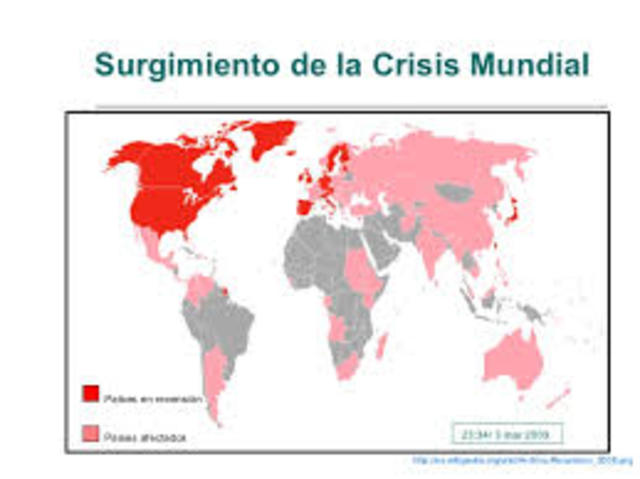 Crisis Económica a nivel mundial.