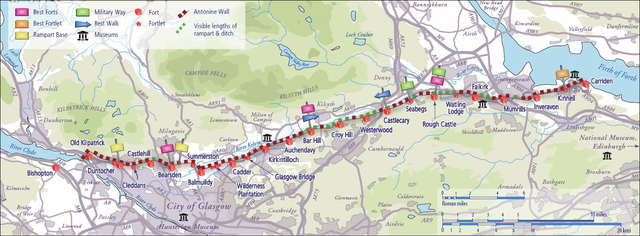 Antoninus Pius constructs the Antonine Wall