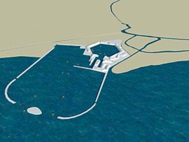 Claudius builds artificial harbor north of Ostia