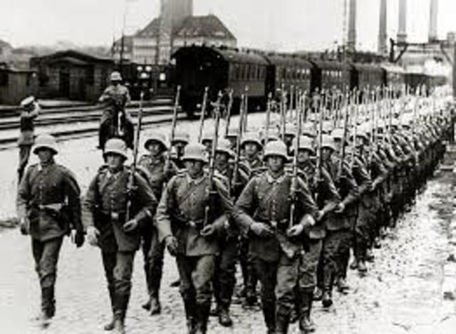 Troops March Into the Rhineland