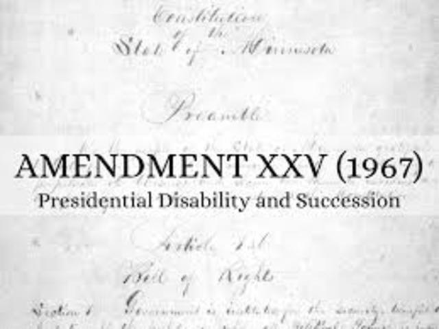 the 25th Amendment
