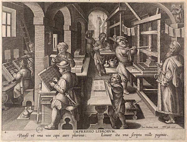 La stampa e Gutenberg