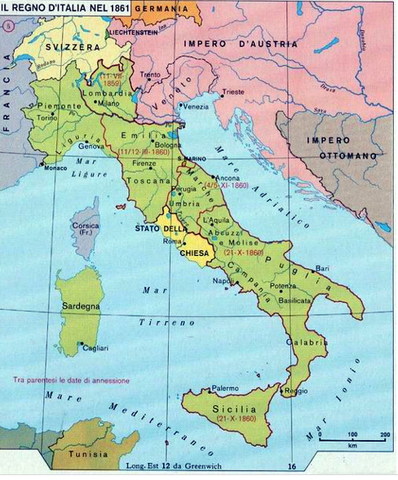 Fu proclamato il regno d'Italia