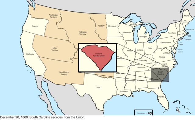 South Carolina Secedes From the Union