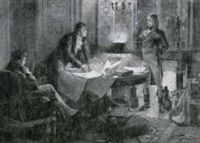 Napoleon sells the us Louisiana purchase