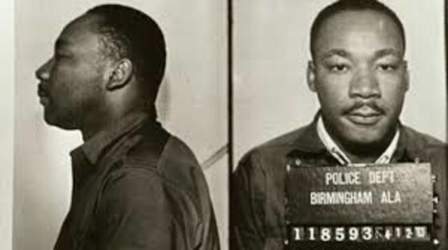 MLK goes to a Birmingham jail