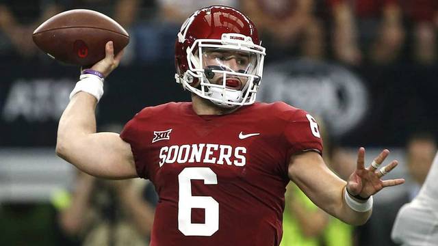 The Browns Drafted Baker Mayfield 1'st Overall In The 2018 NFL Draft