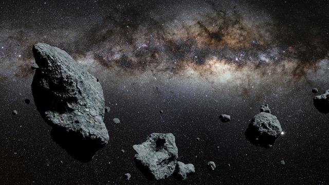 Leftover Debris Forms Asteroids