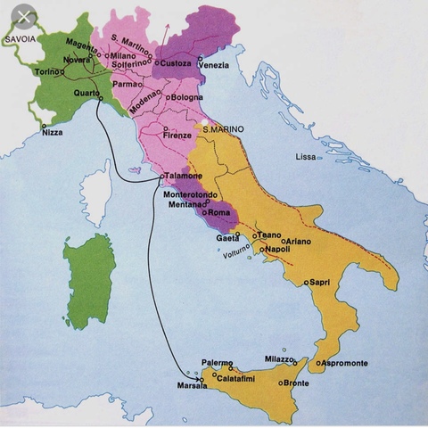 “La spedizione dei mille”