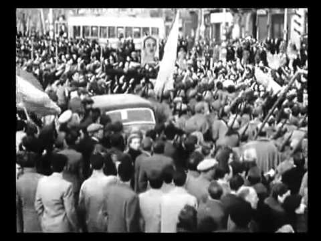 Entrada en Barcelona de nacionales sin resistencia