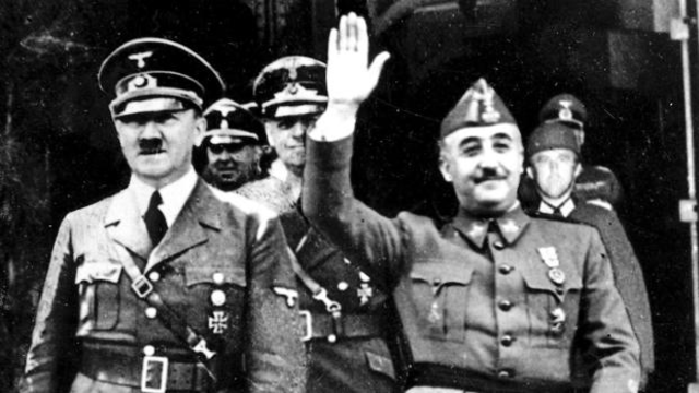 Entrevista en Hendaya de Franco y Hitler