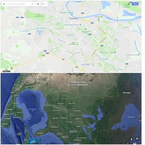 Google-Maps и Google-Earth