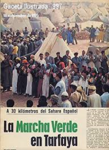 España claudica el Sáhara para evitar la Marcha Verde de Hassan II