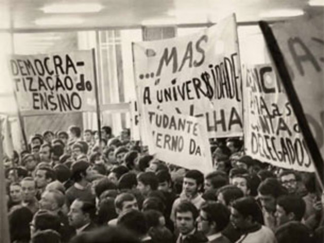 Agitação estudantil em Portugal