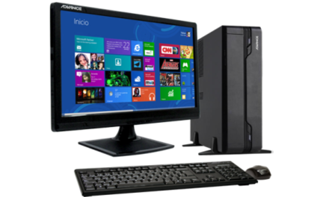 Mi primera  computadora de escritorio.