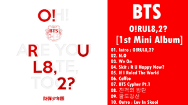 BTS' 1st mini album released