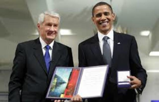 Barack Obama gana premio nobel de la paz