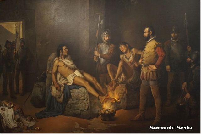 Muerte de Cuauhtémoc.