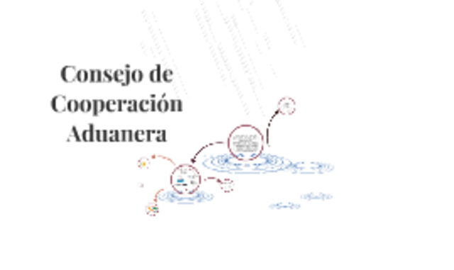 Nace el Consejo de Cooperación Aduanera