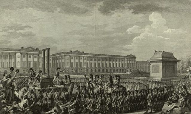 The execution of King Louis XVI